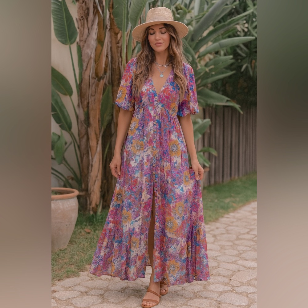 AKEMI + KIN  - button down dress